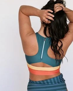 Nani Swimwear Recycled Atlantic Cut Back Crop