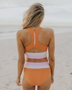 Nani Swimwear Textured Madi Cut Back Crop