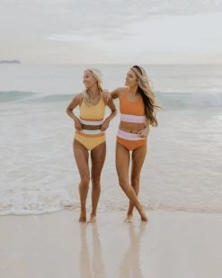 Nani Swimwear Textured Madi Cut Back Crop