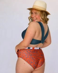 Nani Swimwear Mojave Bloom Mid Rise Bottom