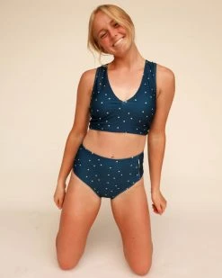 Nani Swimwear Dotted Switch V Crop