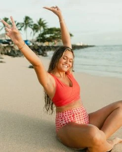 Wholesale Nani Swim Red Poppy Switch V Crop