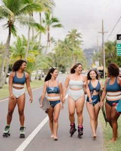 Nani Swimwear Textured Seafoam Surf Crop