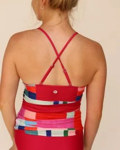 Nani Swimwear Kaleidoscope Wrap Tie Tankini