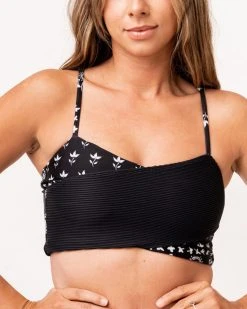 Nani Swimwear Textured Avalon Crossover Bralette