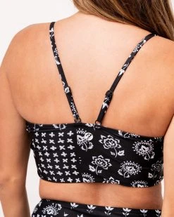 Nani Swimwear Textured Avalon Crossover Bralette