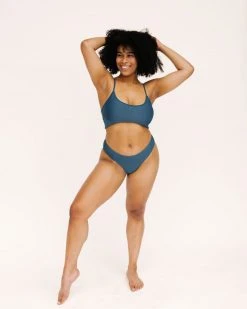 Nani Swimwear Textured Coastal Tone Crop