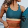 Nani Swimwear Recycled Atlantic Cut Back Crop
