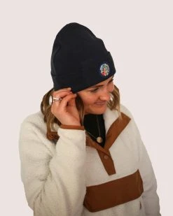 Nani Swimwear Navy Nani Patch Beanie