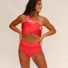 Nani Swimwear Leilani Red Colorblock Bottom